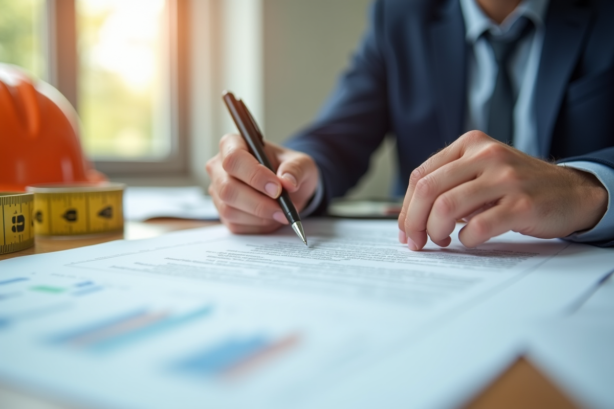 Gros plan sur la signature d un contrat d assurance au bureau